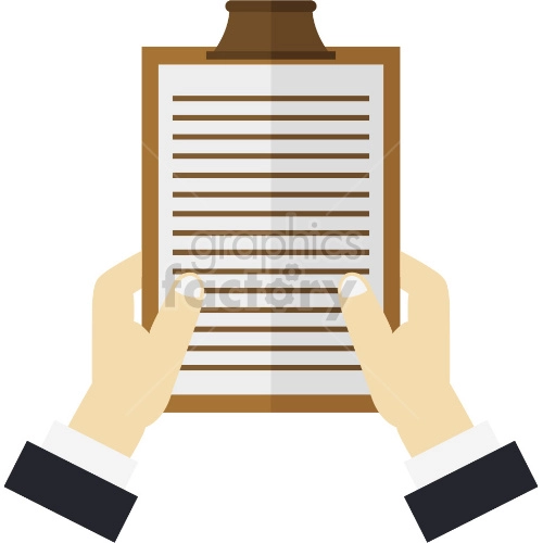 contract agreement vector graphic