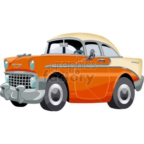 cartoon hot rod car clipart