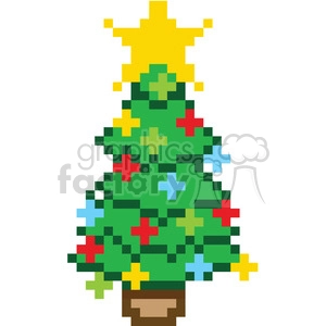 8bit christmas tree