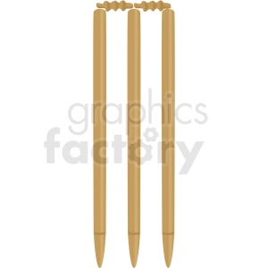 cricket game pieces vector clipart no background