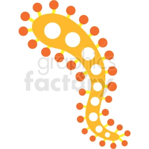 virus cartoon clipart icon