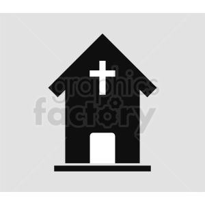 religious building silhouette vector icon gray background