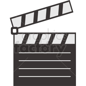 clapperboard cartoon clipart