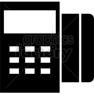 credit card swip machine vector