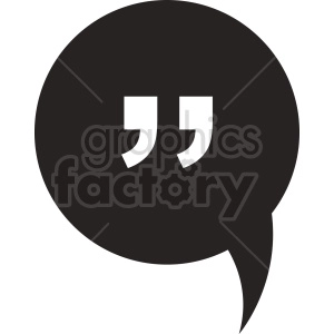 quotes symbol vector clipart