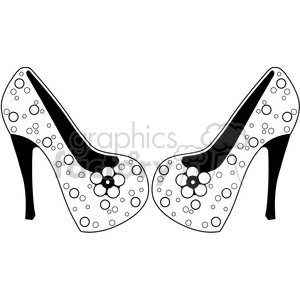 Heels 7 PearlsNFlowers