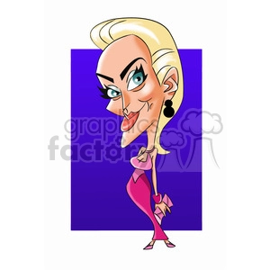 sharon stone cartoon