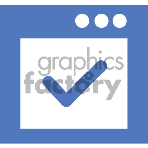 gui check vector icon