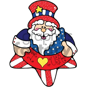 vector art patriotic uncle sam