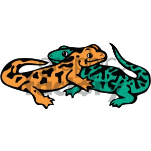 cartoon clipart reptiles 010 c