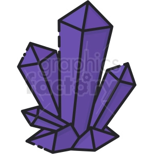 crystals vector icon art