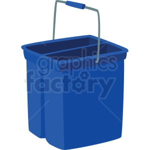 mop bucket vector clipart