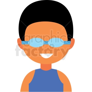 female swimmer icon vector clipart