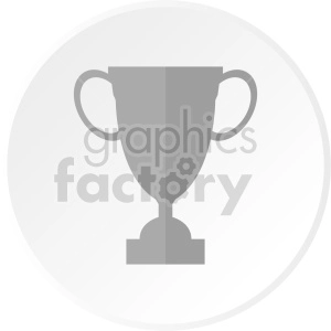 trophy cup vector clipart