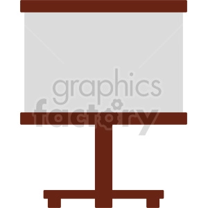 mobile whiteboard vector clipart