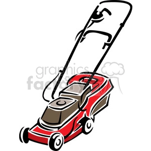 red push mower