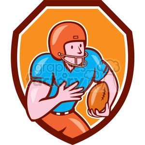 american football receiver run side OL SHIELD