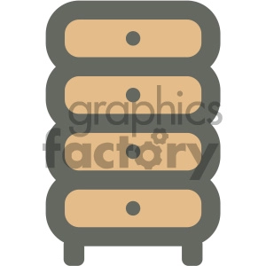 clothing dresser furniture icon