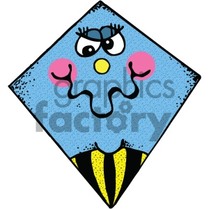 cartoon kite vector image