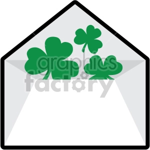 st patricks day envelope no background