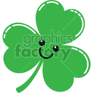 cute shamrock cartoon