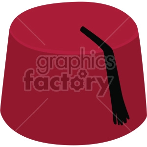 elope Maroon Fez with Black Tassel no background