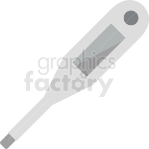 cartoon digital thermometer vector