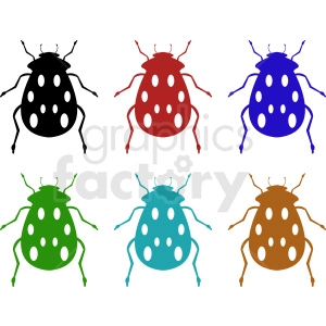 bug clipart set