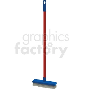 floor brush vector clipart