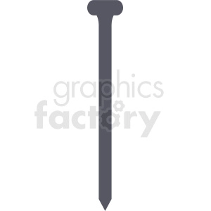 cartoon nail vector clipart