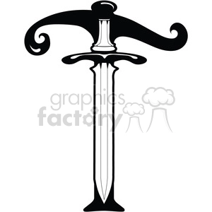 Letter T Sword