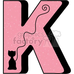 Letter K Kitten