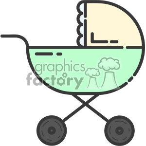 Pram vector clip art images