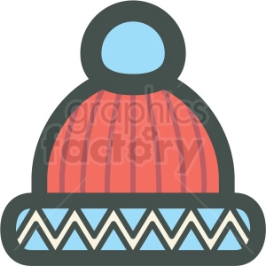 winter hat vector icon