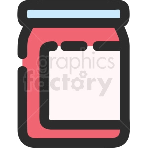 jam jar vector icon