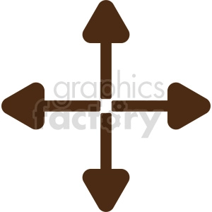 expand symbol vector clipart