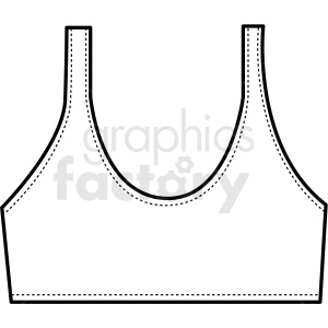 black white girls top vector clipart