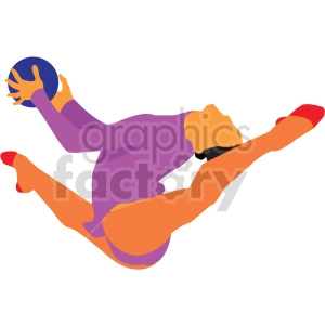 Olympic gymnastics vector design