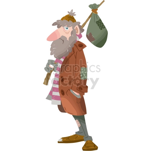 cartoon poor guy clipart