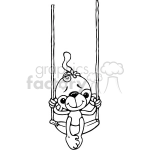 Monkey on Banana Swing