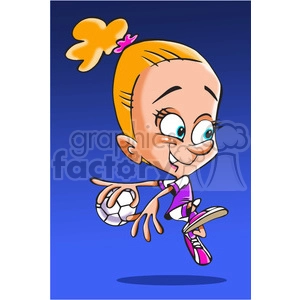 cartoon volleyball player