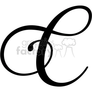 The clipart image shows a monogram letter 