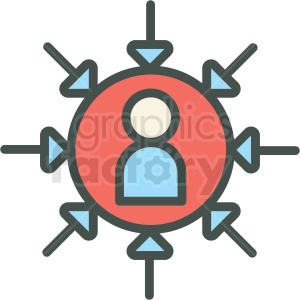 political partisanship vector icon