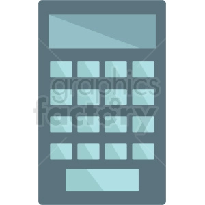 cartoon calculator vector icon