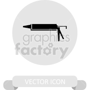 caulk gun vector clipart