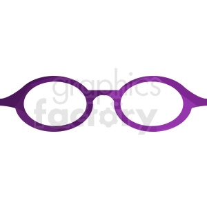 purple sunglasses vector clipart