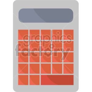 calculator vector clipart icon