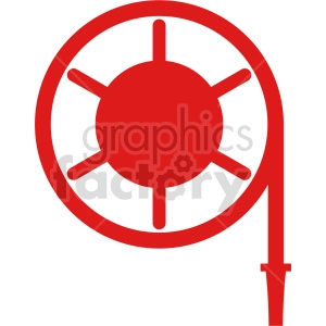 fire hose vector icon