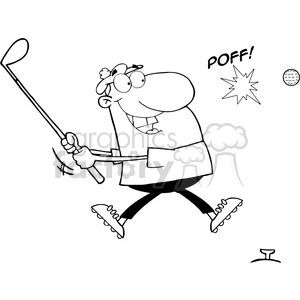 Royalty-Free-RF-Copyright-Safe-Male-Golfer-Hitting-Golf-Ball