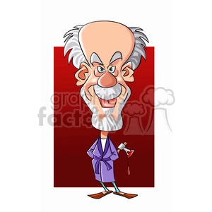 vector john malkovich cartoon character